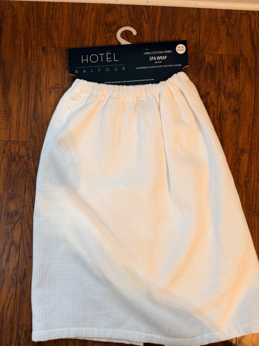 White Cotton Spa Wrap